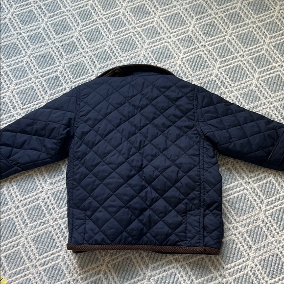 Polo by Ralph Lauren Toddler Navy Blue Jacket with Brown Corduroy Collar - Picture 7 of 7
